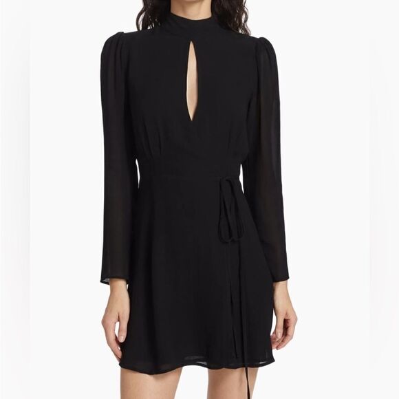 Reformation Ottessa Dress Black $248 NWT - Picture 3 of 14